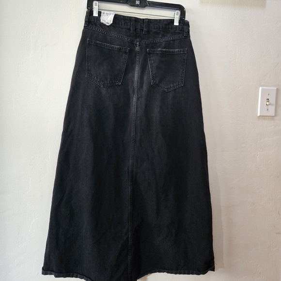 Free People We the Free Come As You Are Denim Maxi Skirt - Picture 5 of 9